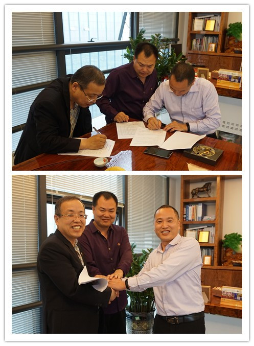 梁董与郑社长对羞羞视频免费网站品牌发展非常满意及肯定